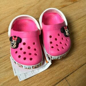 Pink Disney Crocs